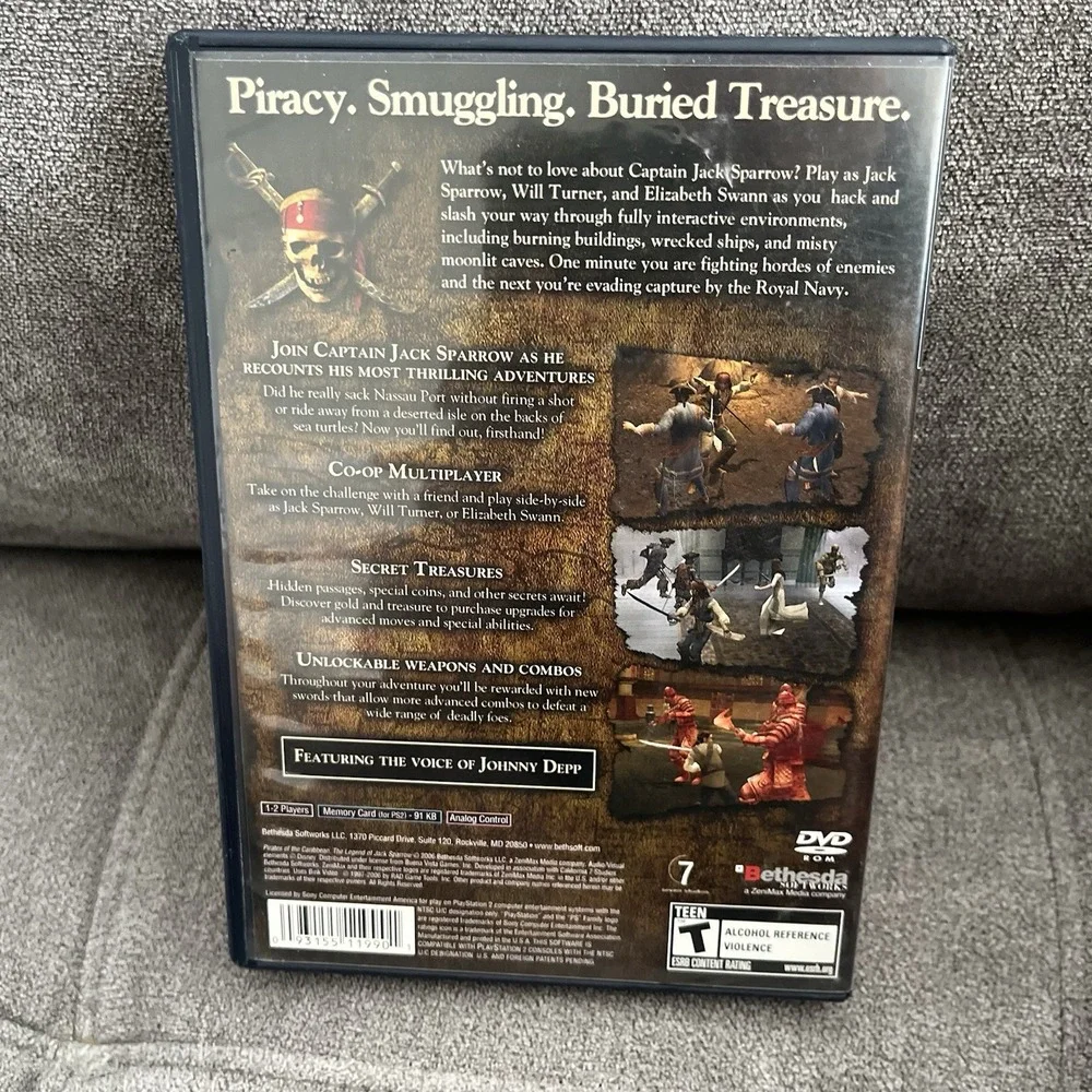 Pirates of the Caribbean: The Legend of Jack Sparrow (Sony PlayStation 2, 2006)